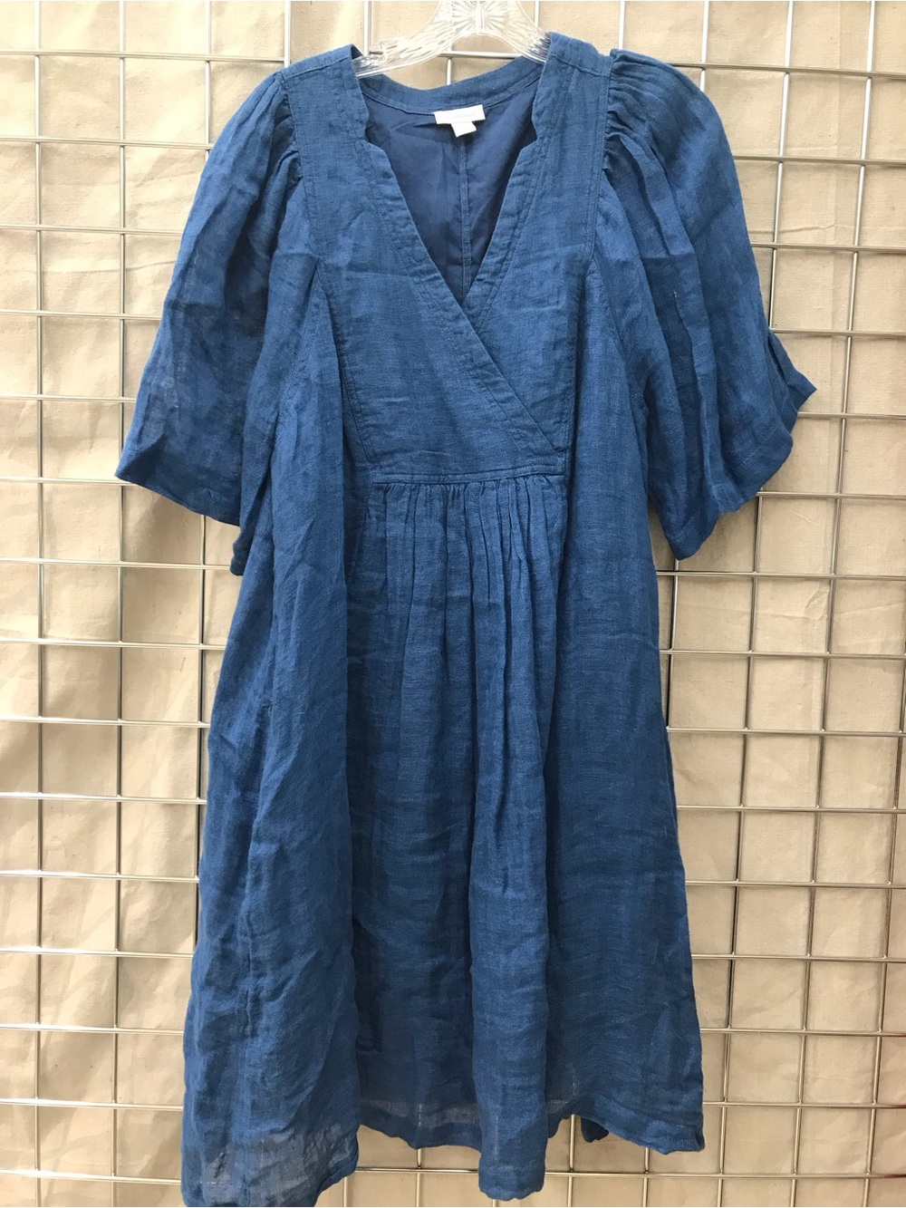 Sundance Indigo Wrap-Style Midi Dress